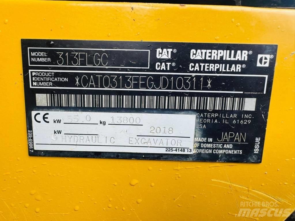 CAT 313 F LGC Pelle sur chenilles