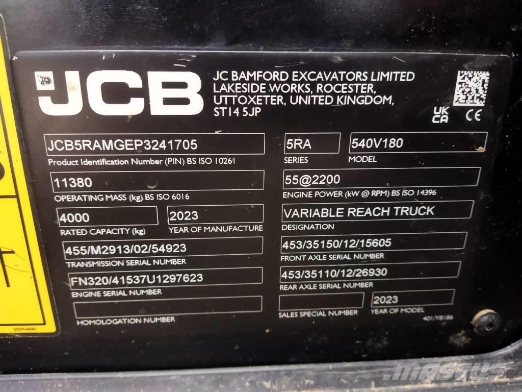 JCB 540.180 Chariot télescopique