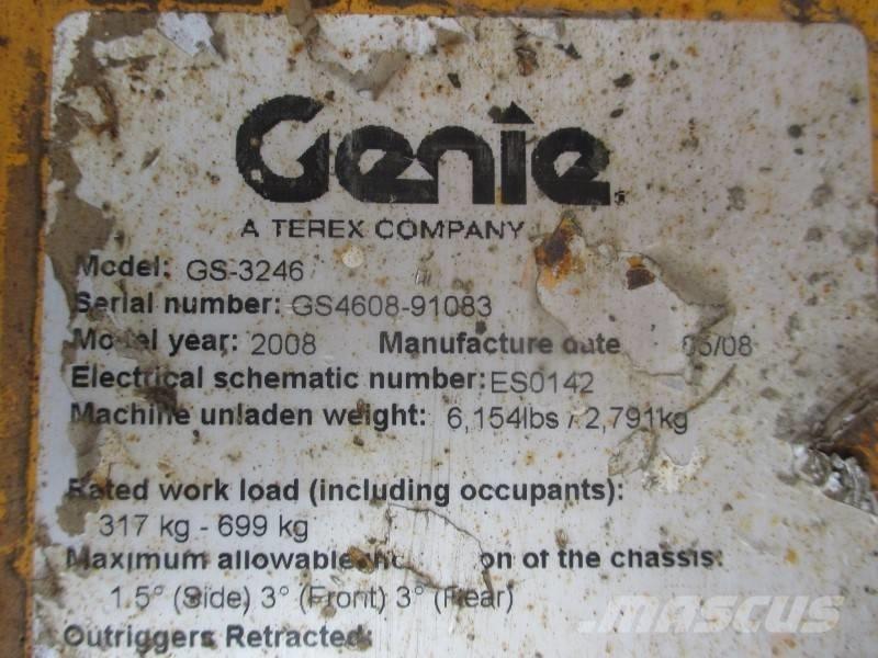 Genie GS 3246 Nacelle ciseaux