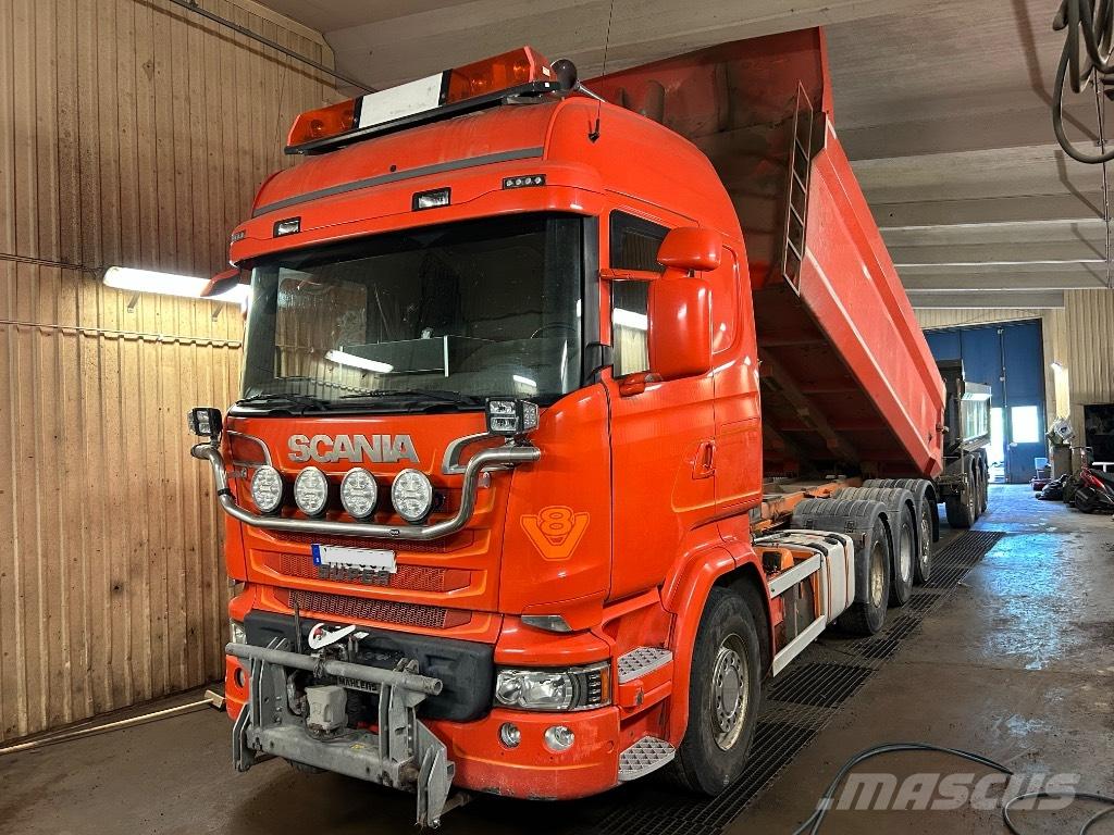 Scania R 520 Tridem Camion benne