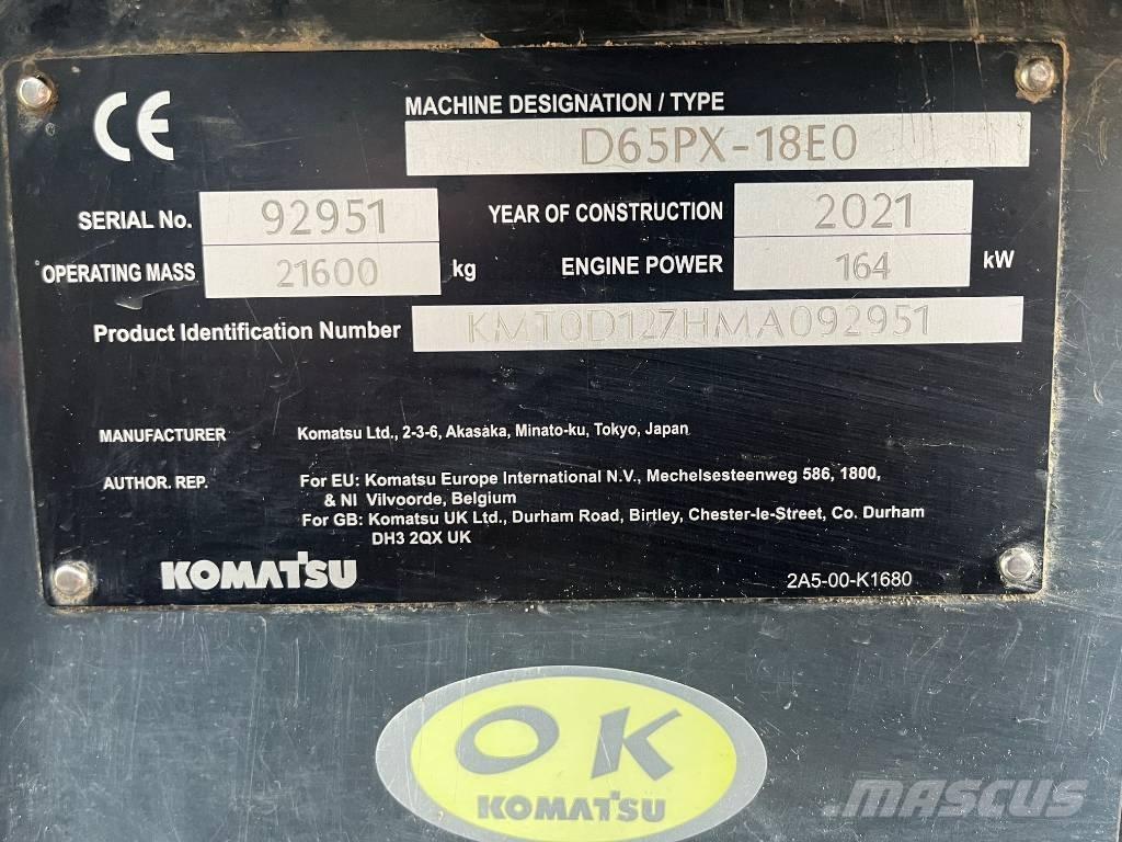 Komatsu D65PX-18E0 Bouteurs sur chenilles