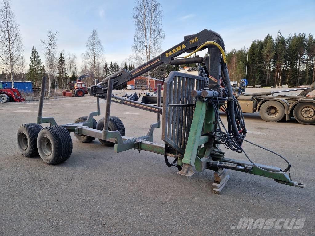 Farma 746 Remorque forestière avec grue