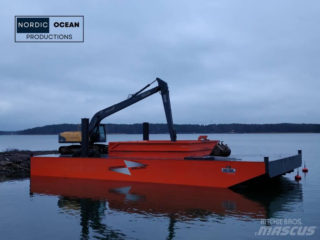 Nop Dredgers Bateaux de travail, barges et pontons