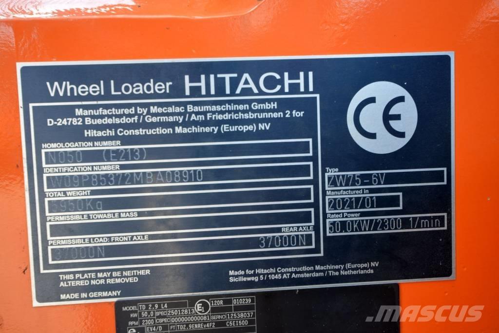 Hitachi ZW 75-6 Chargeuse sur pneus