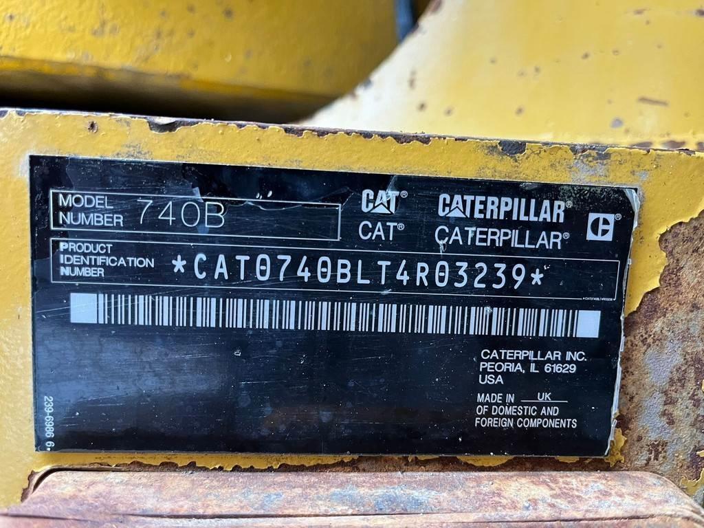 CAT 740B Tombereau articulé