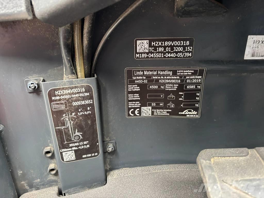 Linde H45D-02 EVO Chariots diesel