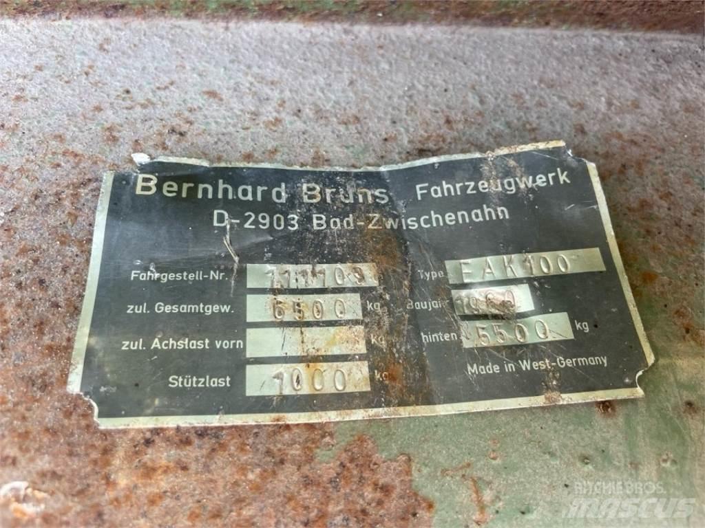 Bruns EAK100 Epandeur de fumier