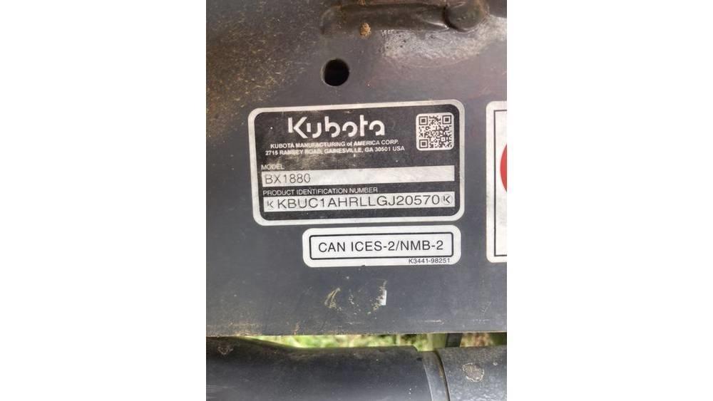 Kubota BX 1880 Tracteur