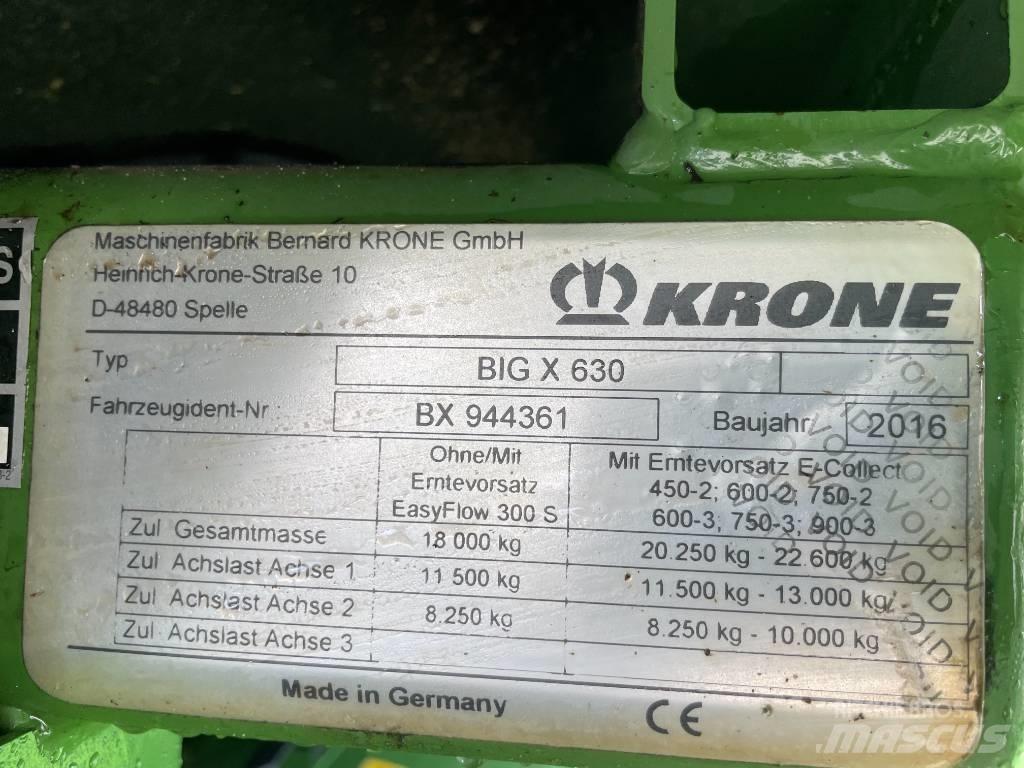 Krone Big X 630 Ensileuse automotrice