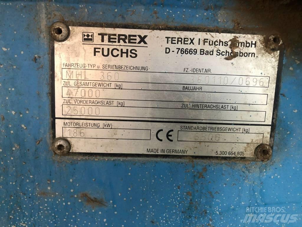 Terex Fuchs MHL 360 Pelle sur pneus