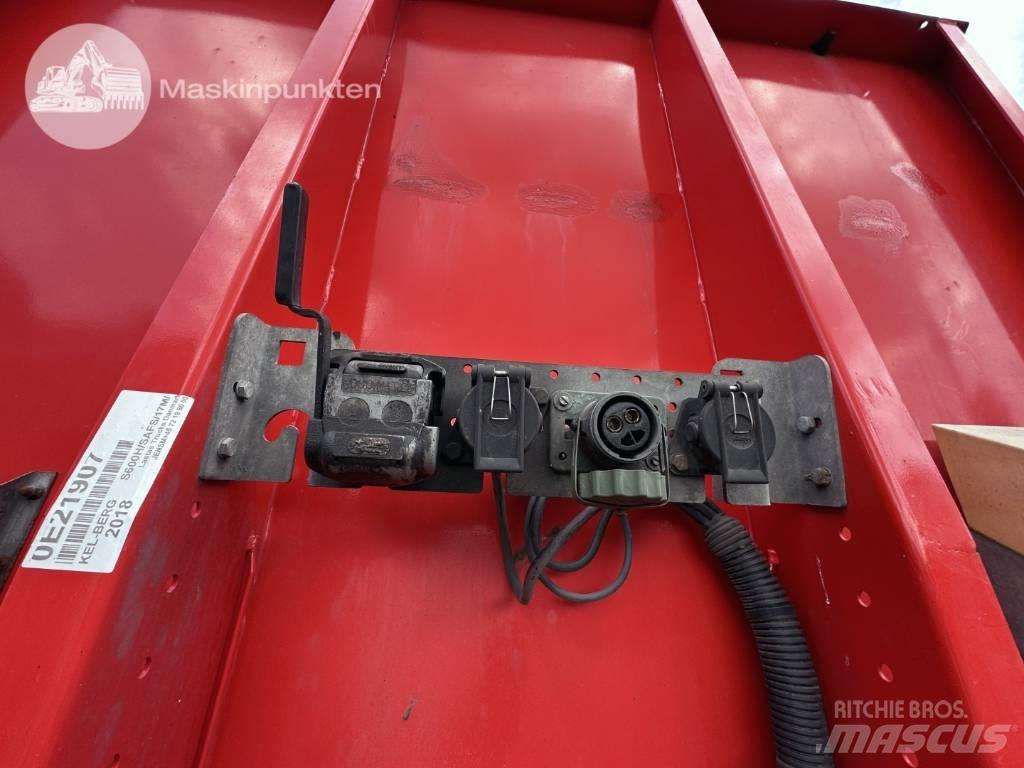 Kel-Berg S 600 H Semi remorque plateau ridelle