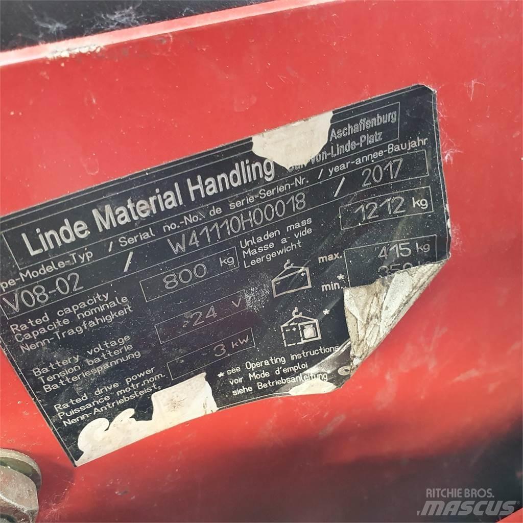 Linde V08-02 Préparateur de commande moyenne levée