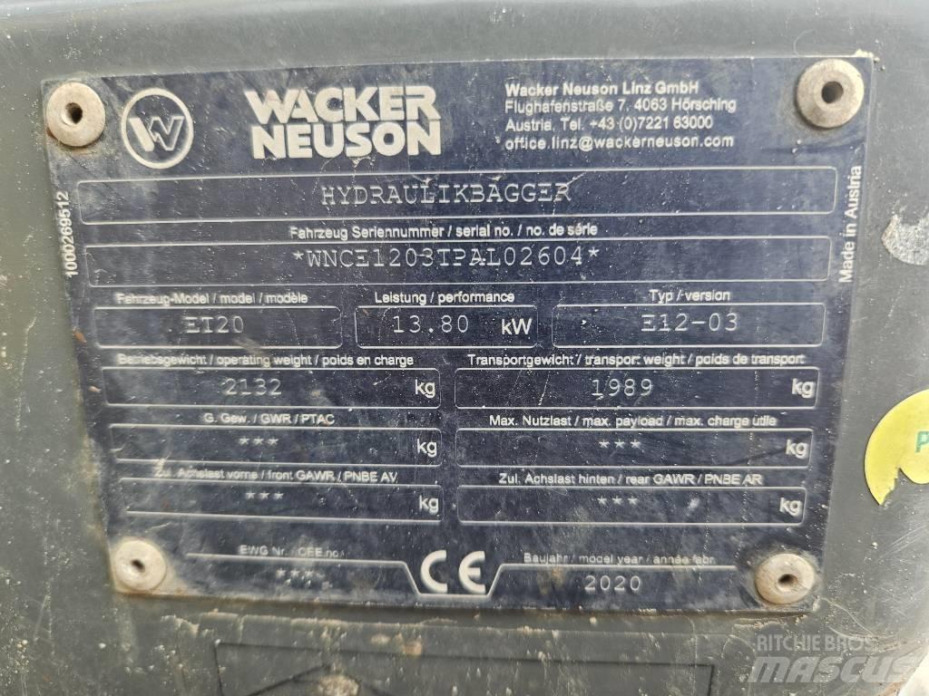 Wacker Neuson ET 20 Mini pelle < 7t