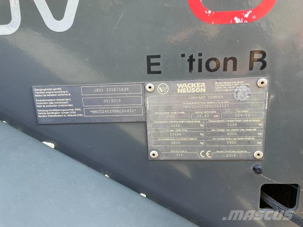 Wacker Neuson DV 90 Mini tombereau