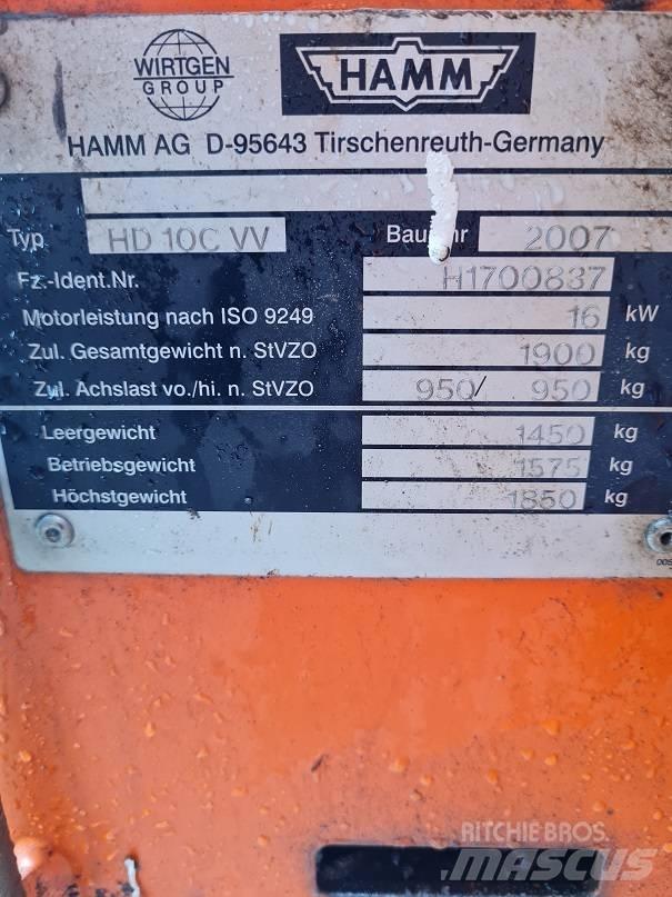 Hamm HD 10 C W Rouleaux tandem