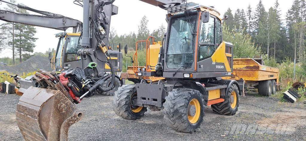 Volvo EWR 150 E Pelle sur pneus