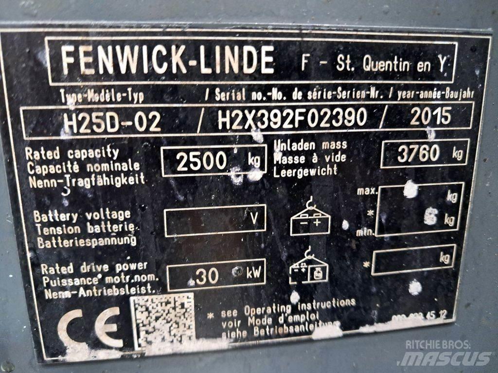 Linde H25D-02 Chariots diesel