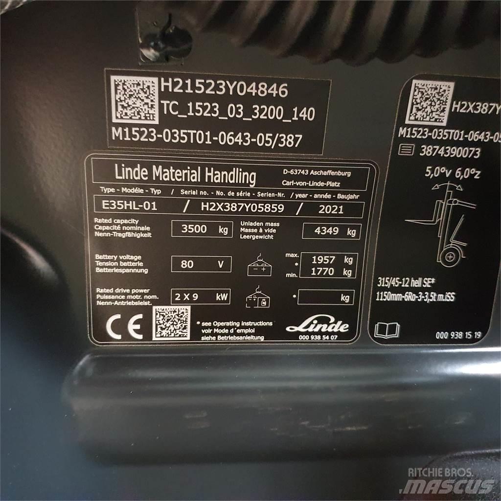 Linde E35HL Chariots élévateurs électriques