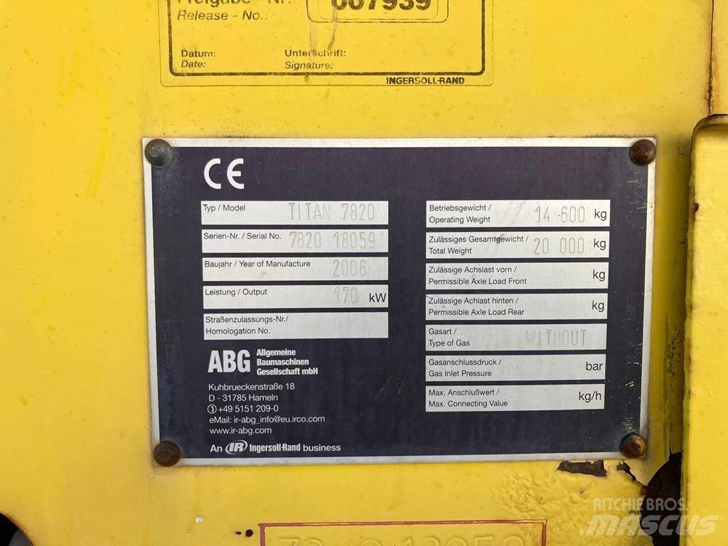 ABG Titan 7820 Finisseur