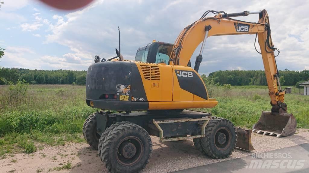 JCB JS 145 W Pelle sur pneus