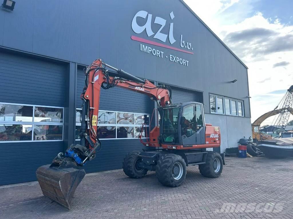 Atlas 140W Pelle sur pneus
