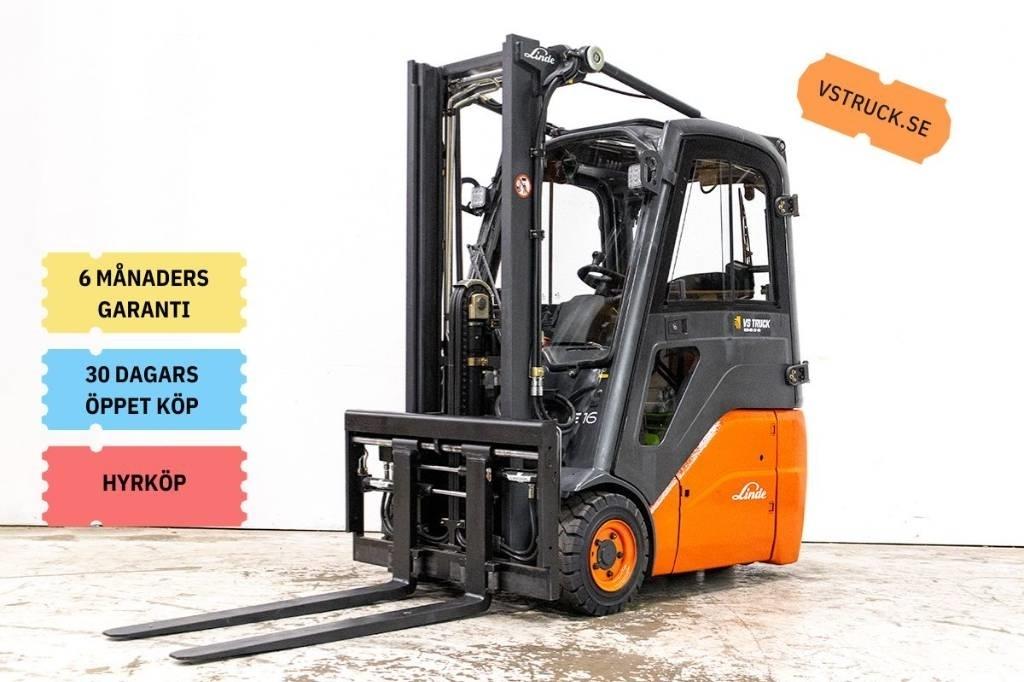 Linde E 16 Chariots élévateurs électriques