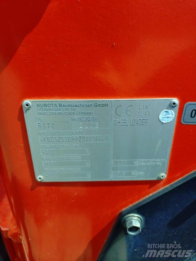Kubota R 070 Chargeuse sur pneus