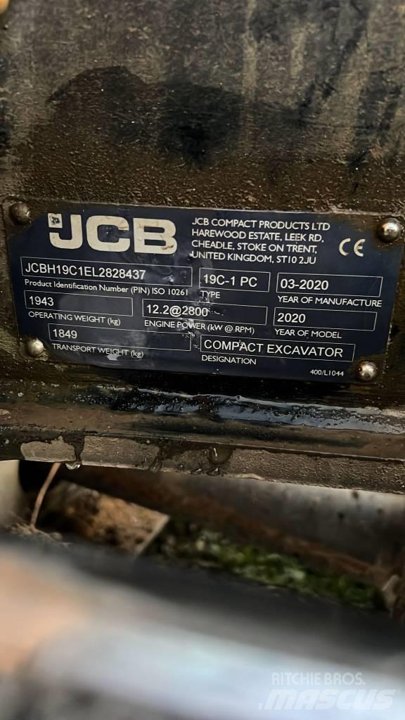 JCB 19 C-1 Mini pelle < 7t