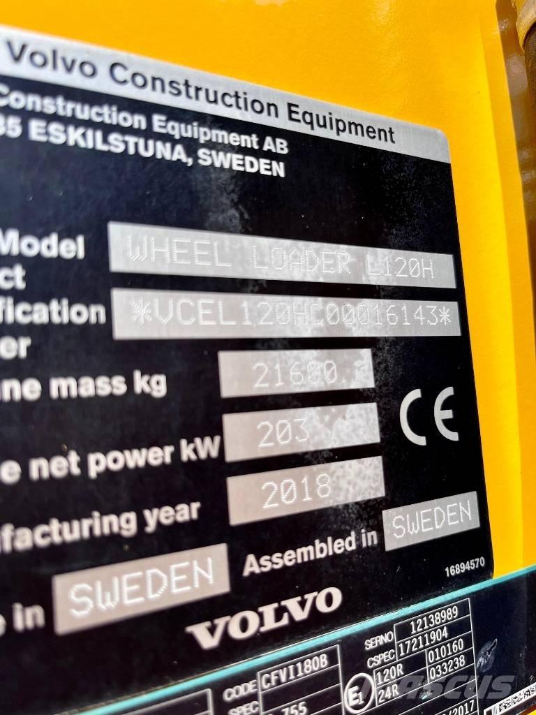 Volvo L 120 H Chargeuse sur pneus