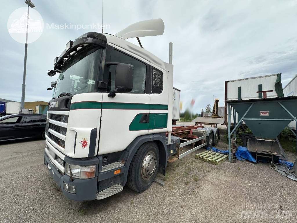 Scania R 124 LB Camion porte container