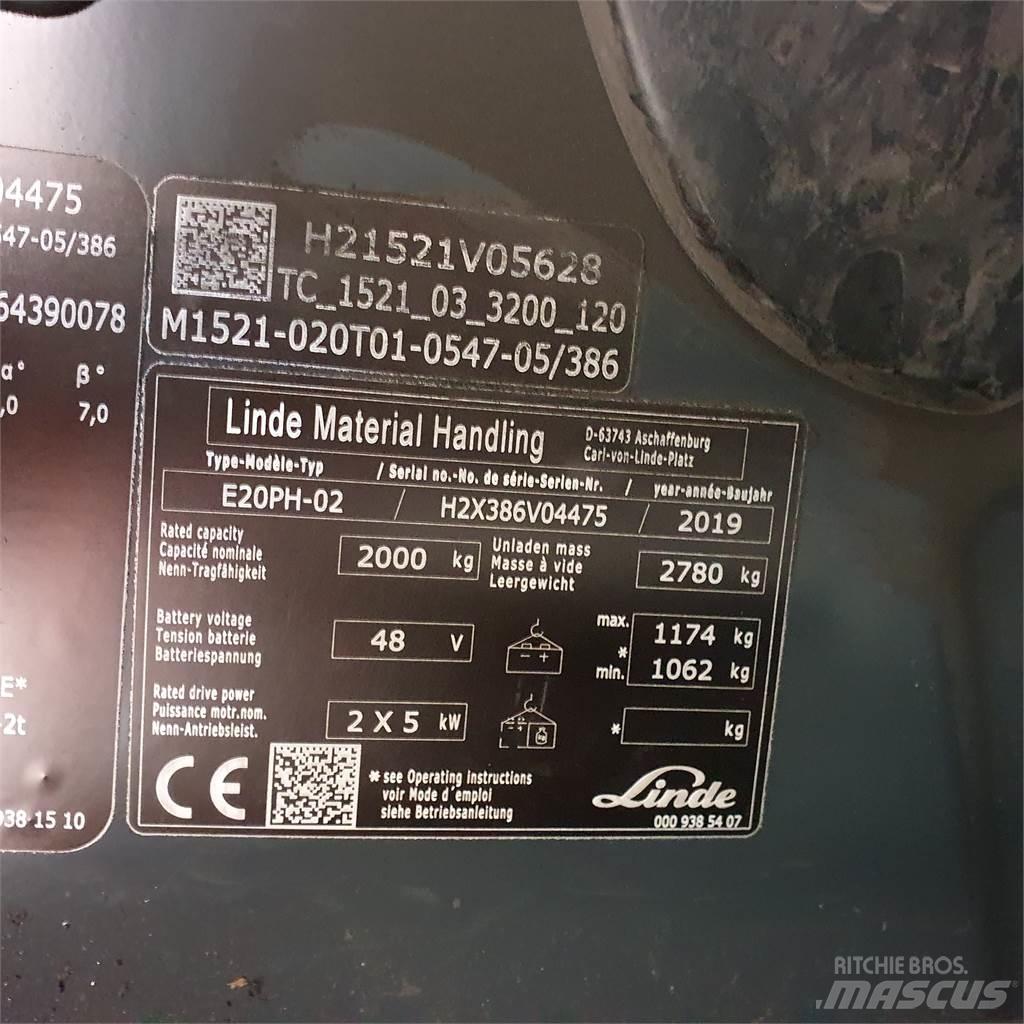 Linde E20PH Chariots élévateurs électriques