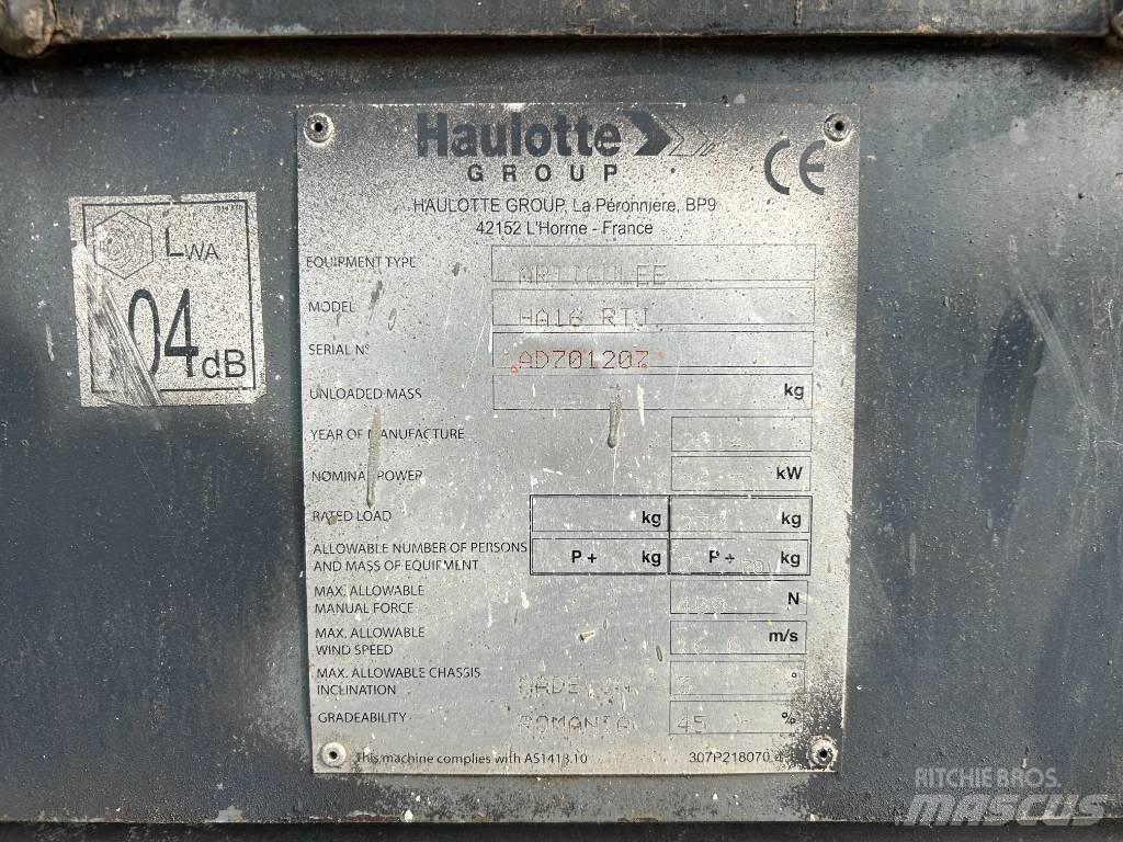 Haulotte HA16RTJ Nacelles articulées