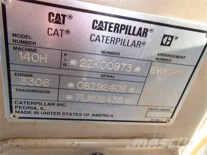 CAT 140 H Niveleuse