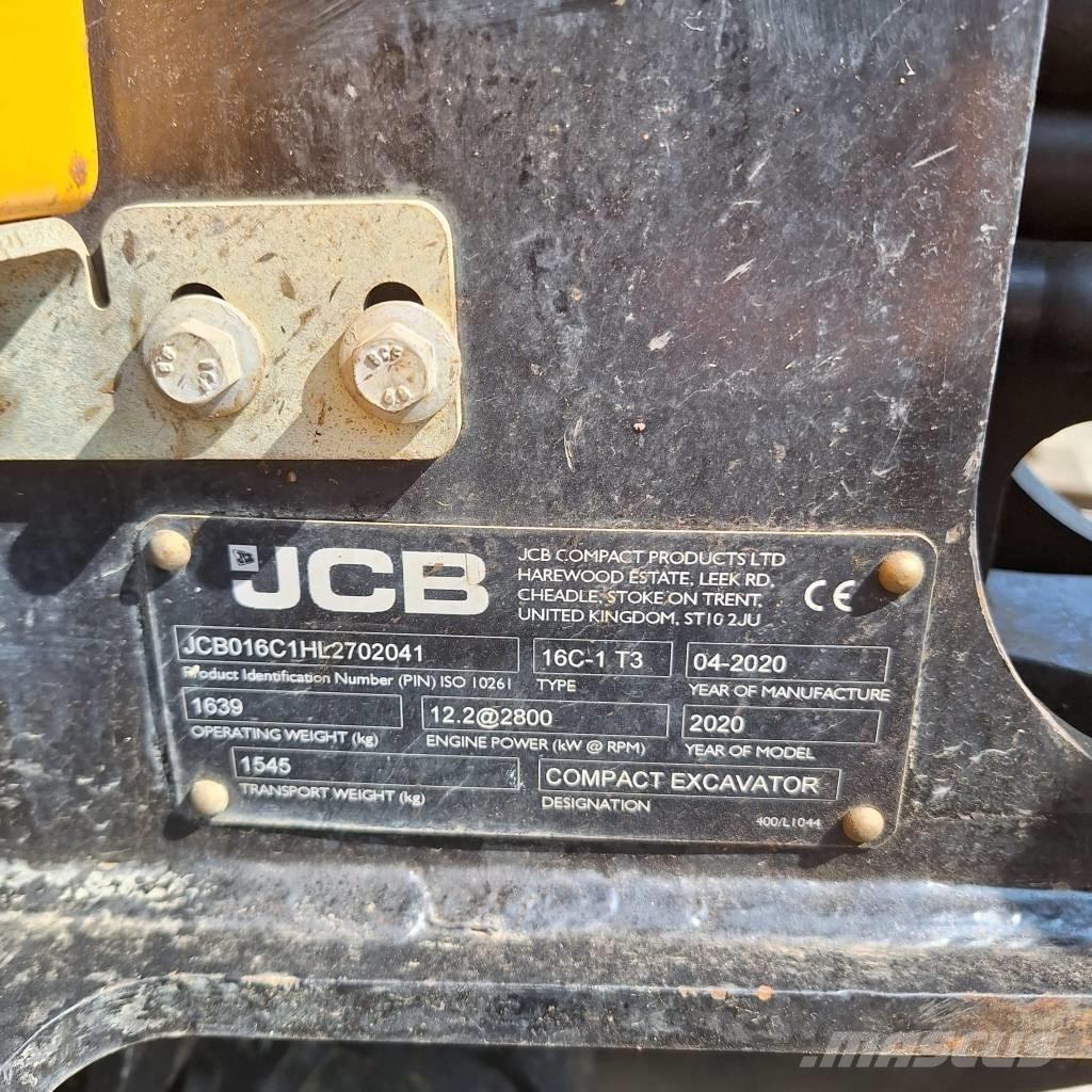 JCB 16 C-1 Mini pelle < 7t