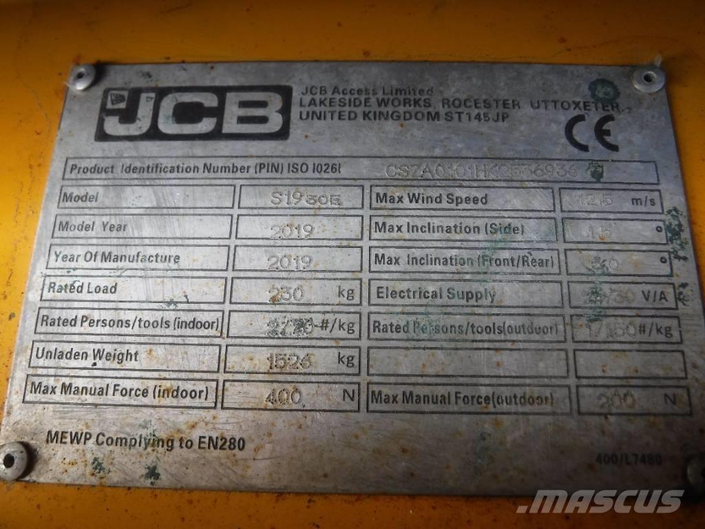 JCB S 1930 E Nacelle ciseaux