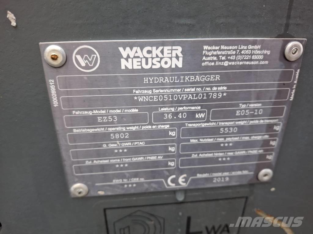 Wacker Neuson EZ 53 Mini pelle < 7t