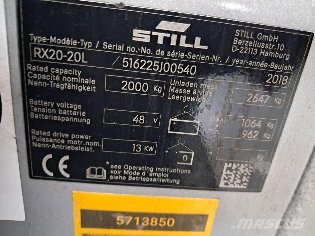 Still RX20-20L Chariots élévateurs électriques