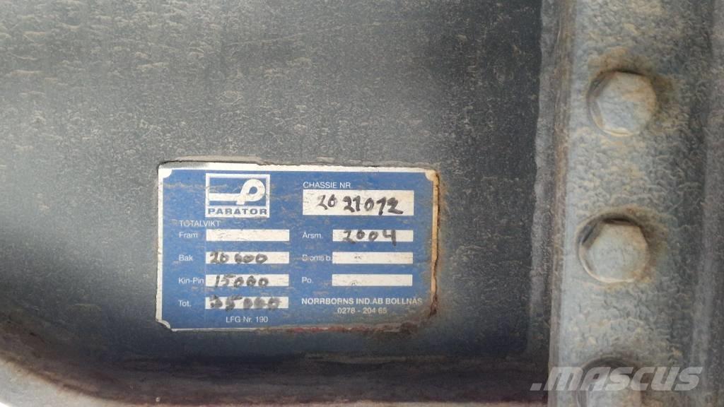 Parator SVX15-20 Semi remorque fourgon