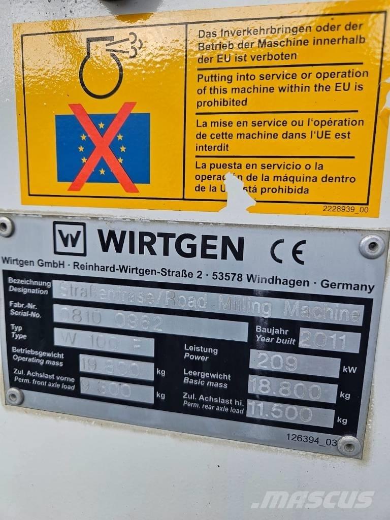 Wirtgen W 100 F Fraiseuse à froid