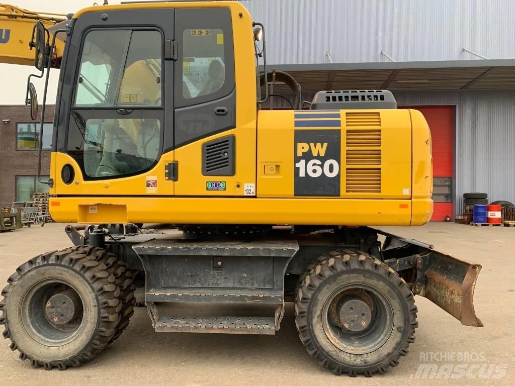 Komatsu PW 160 Pelle sur pneus