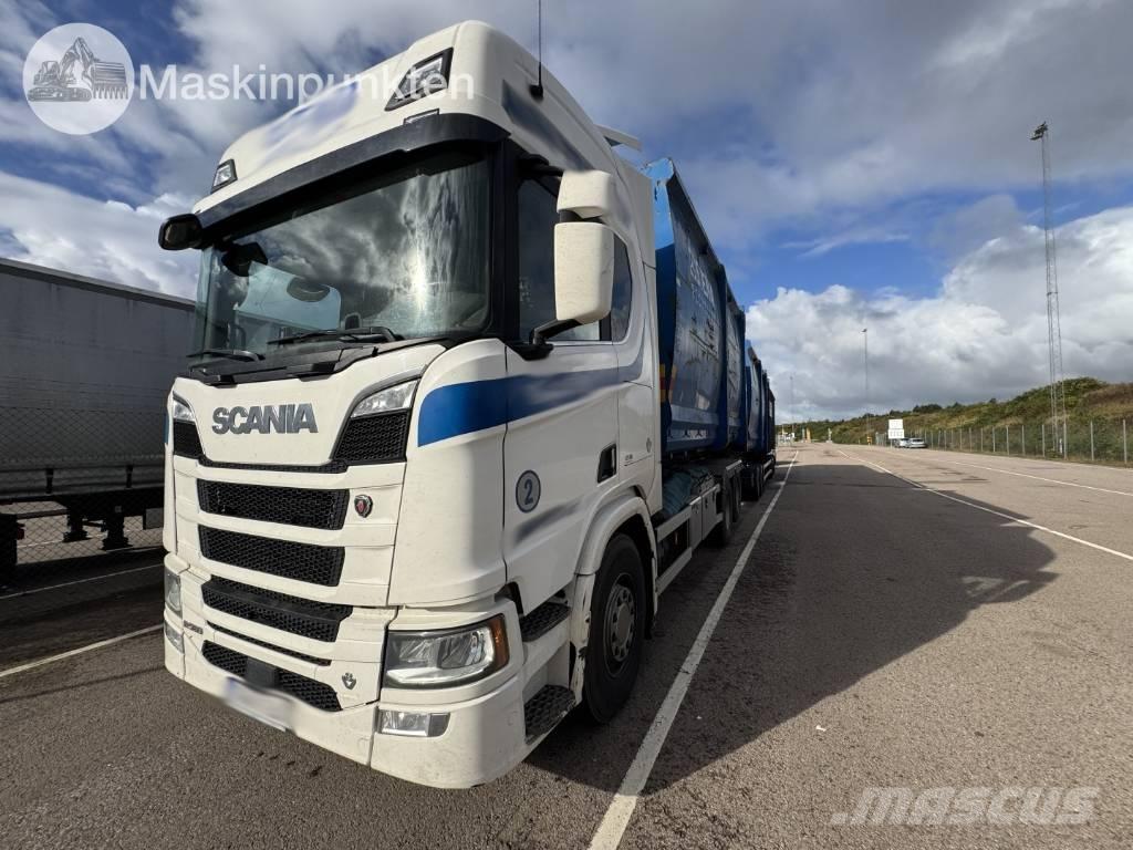 Scania R 580 EKIPAGE Camion ampliroll