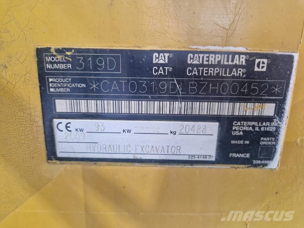 CAT 319D Pelle sur chenilles