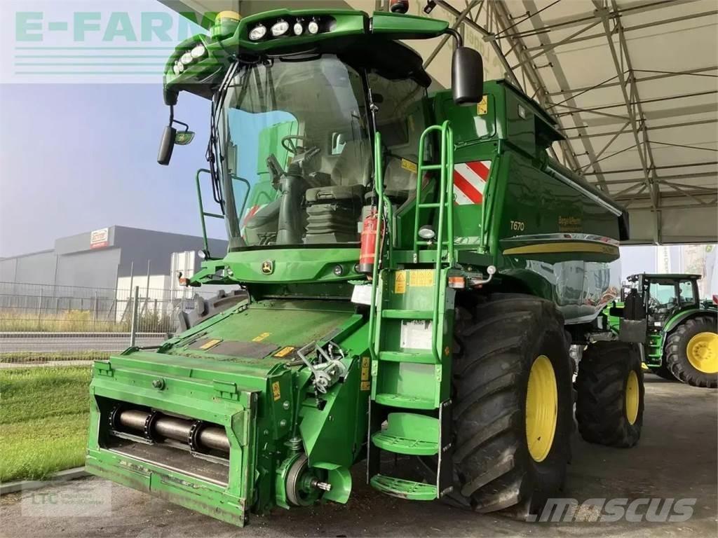John Deere t670 Moissonneuse batteuse