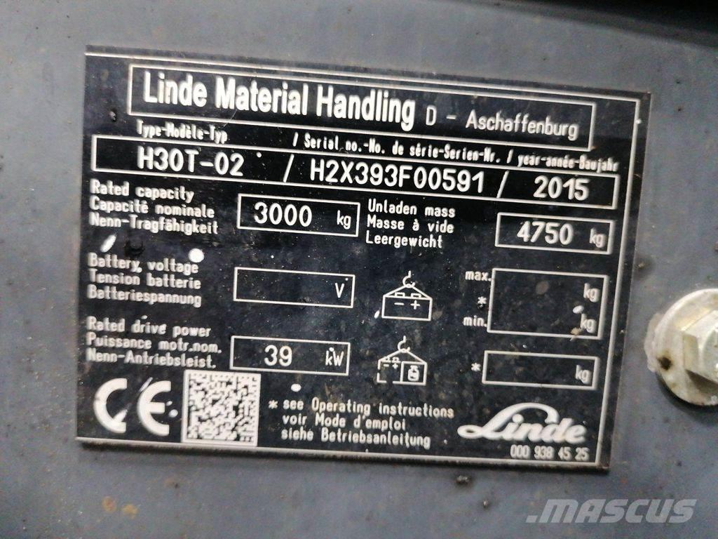 Linde H30T-02 Chariots GPL