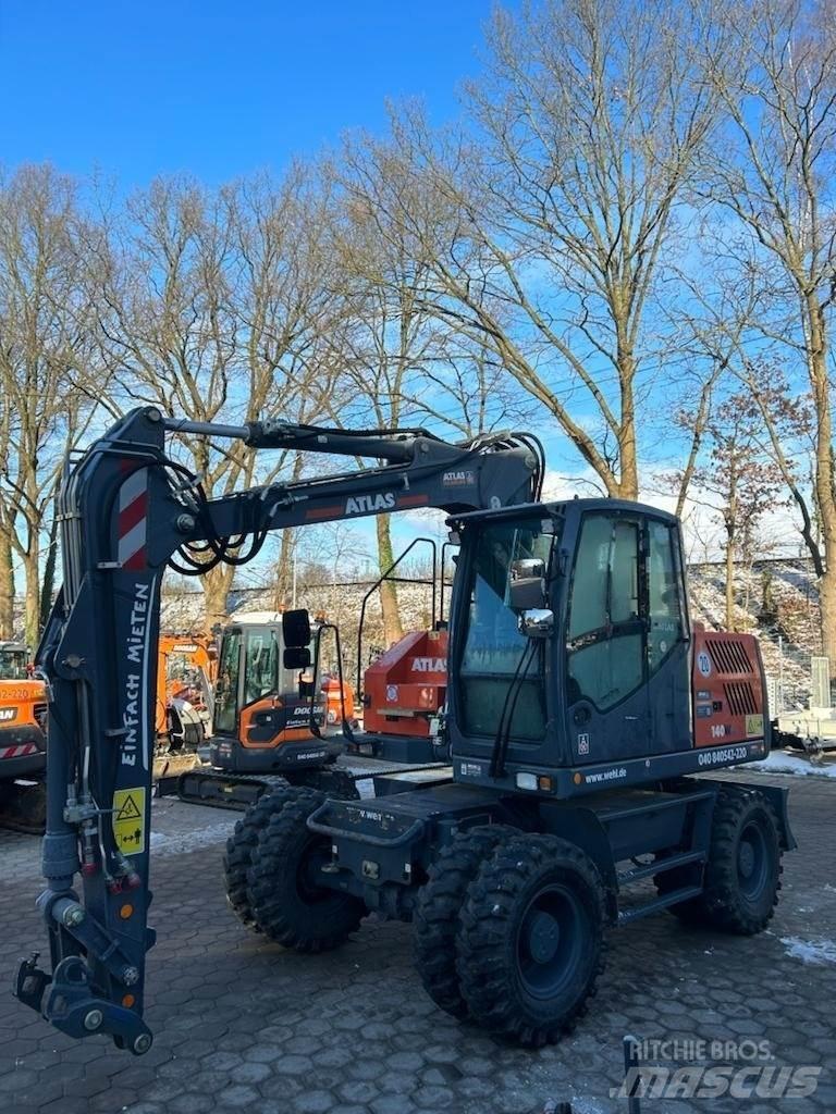 Atlas 140W-BLUE Pelle sur pneus
