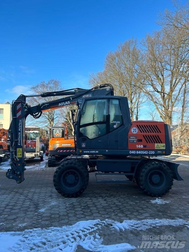 Atlas 140W-BLUE Pelle sur pneus