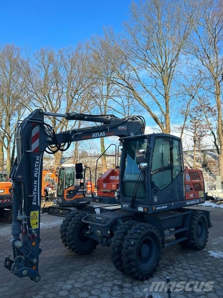 Atlas 140W-BLUE Pelle sur pneus
