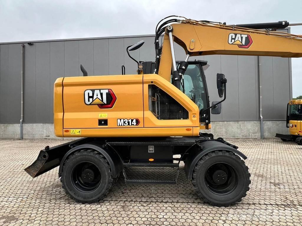 CAT M314-07 Pelle sur pneus