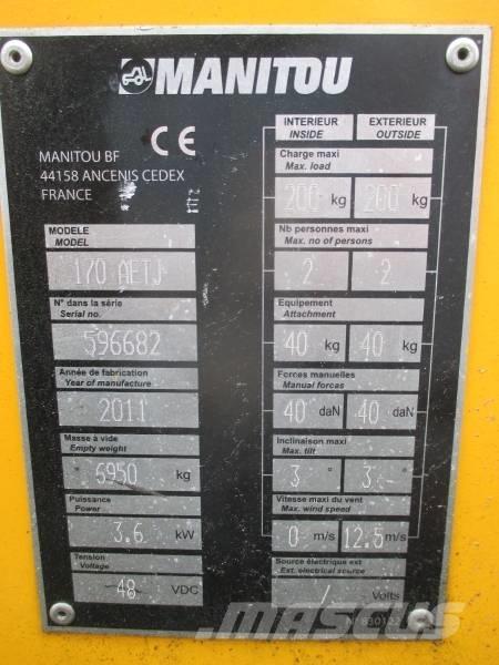 Manitou 170AETJ Nacelles articulées