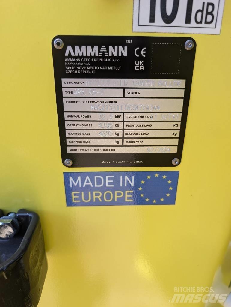 Ammann ARX45-2 Rouleaux tandem